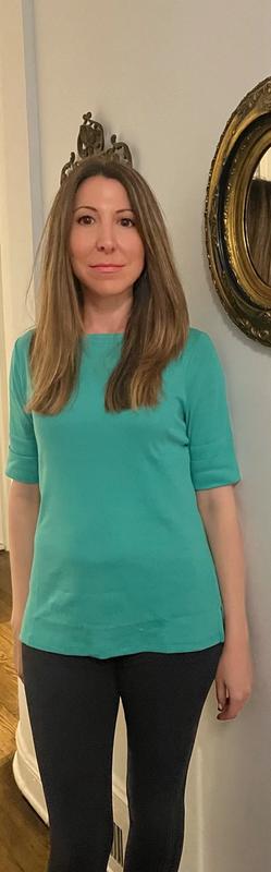 売れ筋商品|||スタイルアンドコー カットソー トップス レディース Women's Printed Boat-Neck Elbow-Sleeve Top, Exclusively at Macy's Abyss Blue Combo Style & Co Women's Printed Boat-Neck Elbow-Sleeve Top