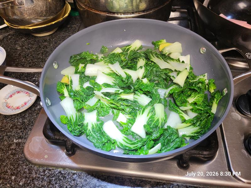 Sauteed Chinese greens