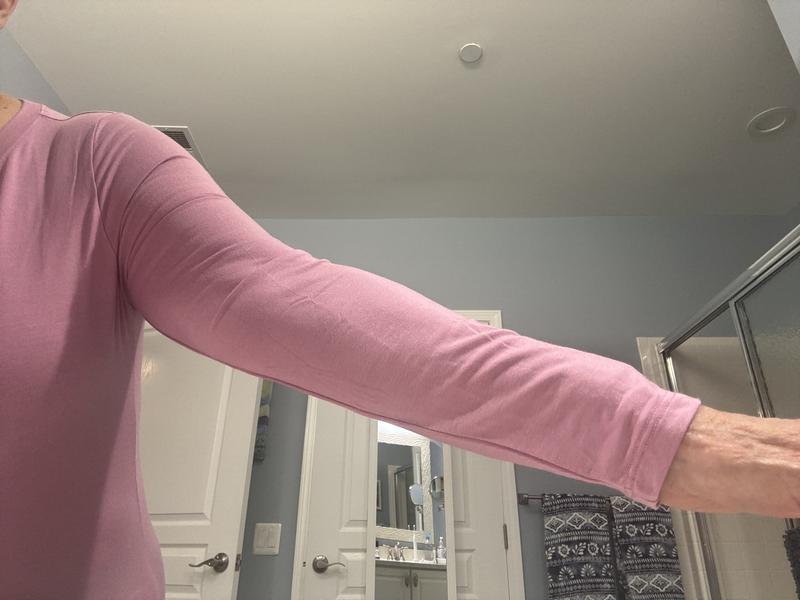 On 34 Mauve Crew Neck Long Sleeve T Shirt