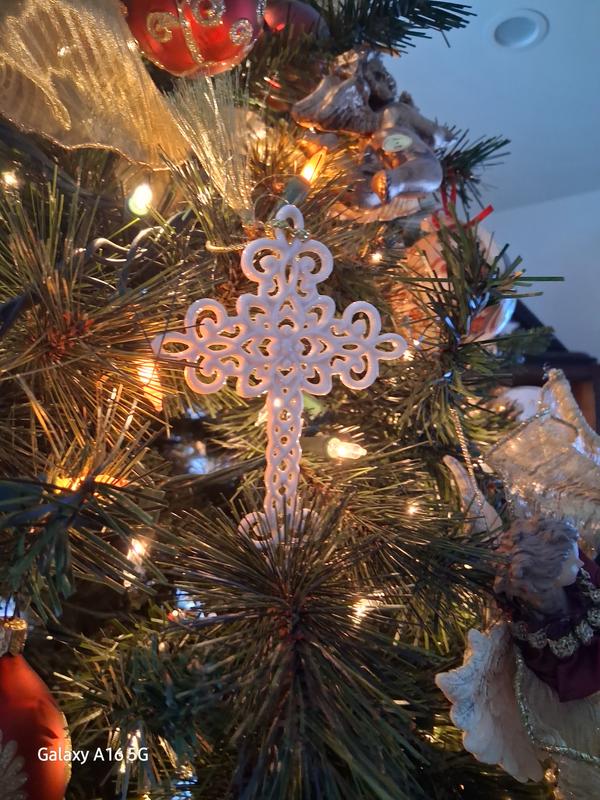 2025 Lenox Cross ornament