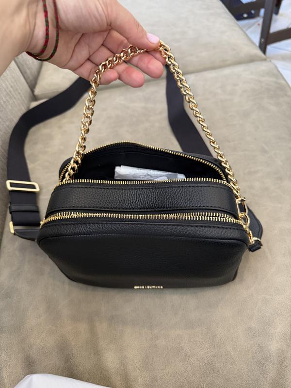 Michael Kors Bryant Medium Double Zip Chain Camera Crossbody Bag