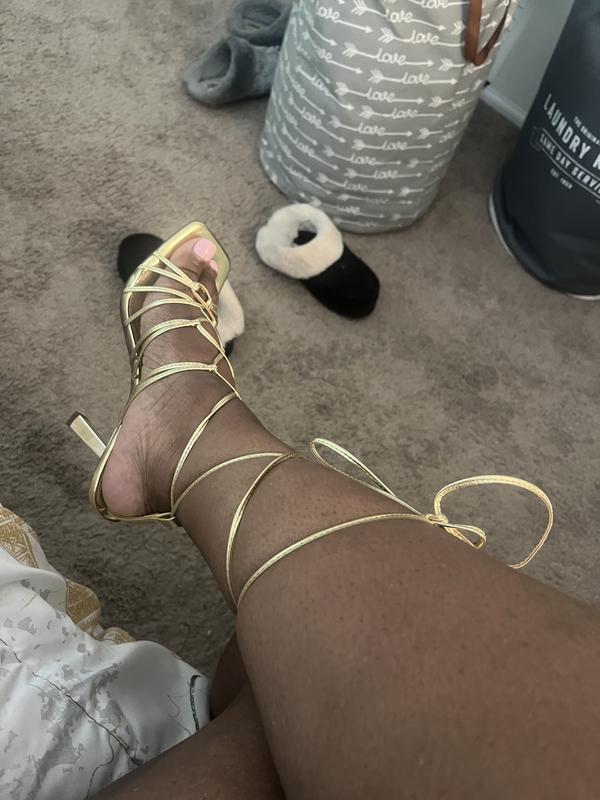 Wild Pair Women's Evelina Lace-Up Dress Sandals, Macy's Exclusive - Macy's