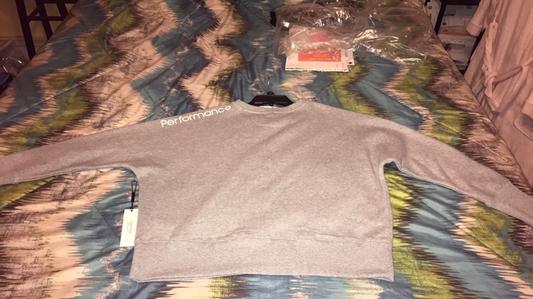 back of item, performance listed on left side