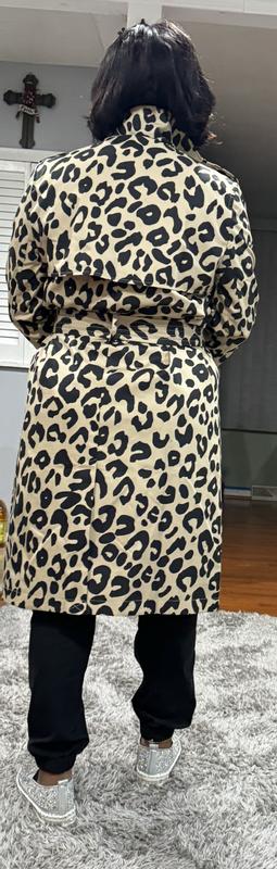 Women s Leopard Print Classic Trench Coat Created for Macy s Macy s