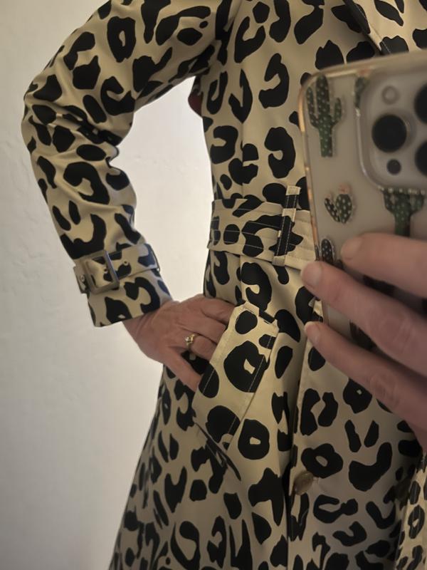 Coat too short, belt too long