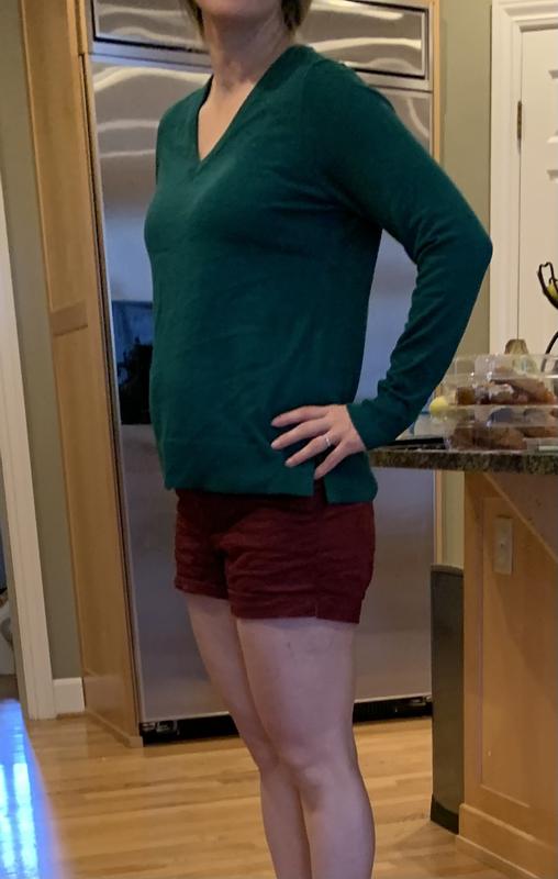 Side view - not form fitting