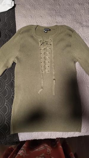 Inc International Concepts Lace-up Ribbed Sweater, SZ buy XL, NWT