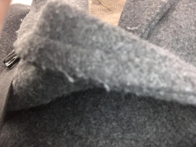 Fabric Pilling - Sleeves & Lapel Area