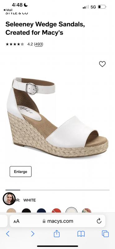 Macys womens wedge fashion sandals