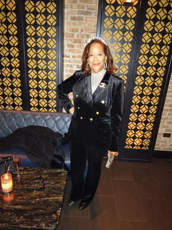 This is my cousin in Chicago she had the jacket on and I bought it the next day love it