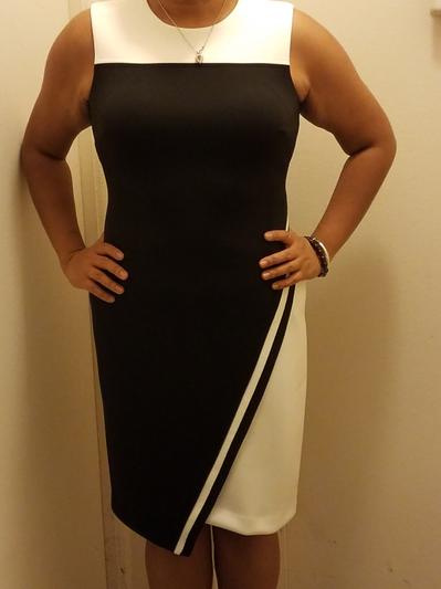 Slimming elegant dress