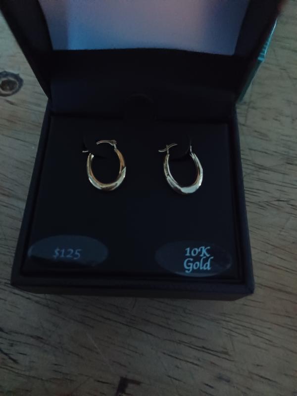 10k Gold Hoop Earrings