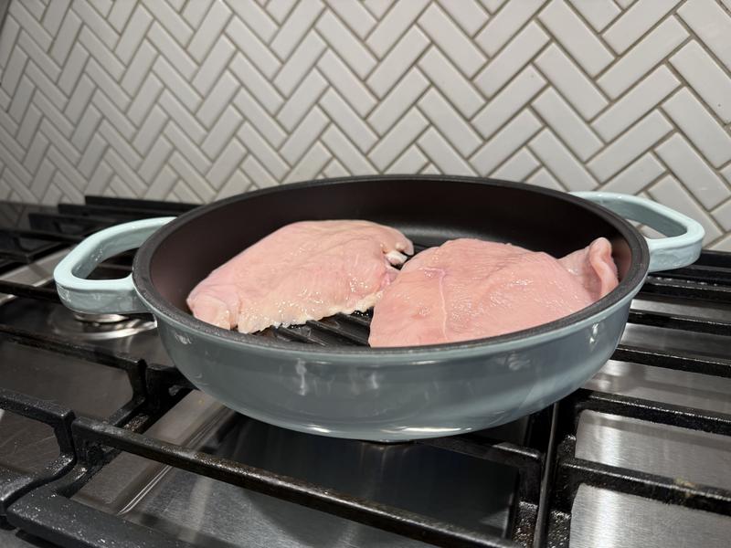 Plenty of room in the pan