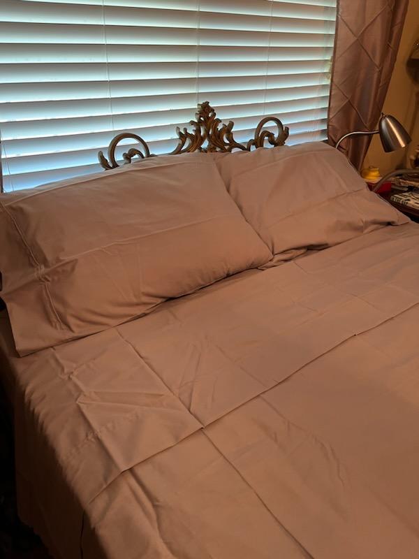 Sheets need a dryer tumble to eliminate creases