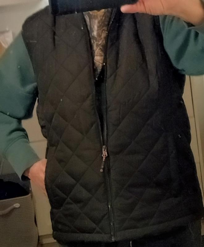 Light, boxy quilted but not overly puffy or thick