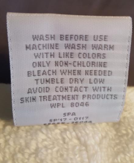 Care label