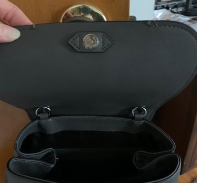 NWT Calvin Klein Western Statement Series Backpack Black  Dust Bag Included CALVIN KLEIN Black Logo Medium Backpack main image 3