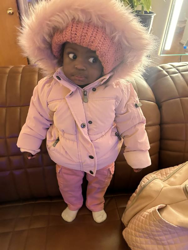 Baby Girls Hooded Parka Jacket