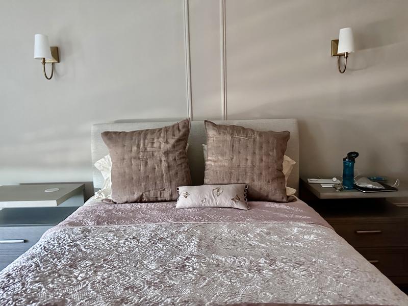 Two Euro size pillows did not look as pink on the website. But made well.