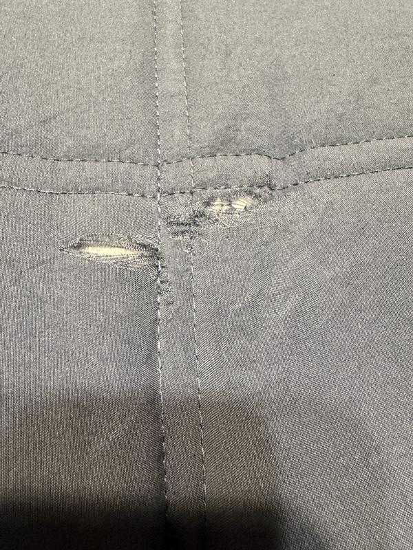 Received damaged with 2 small tears