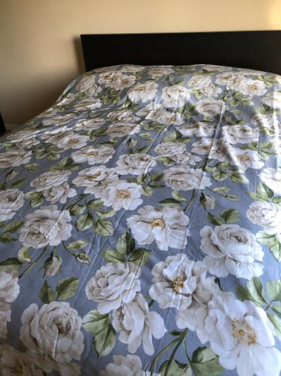 Hotel Collection factory Classic Serena Cotton FULL / QUEEN Duvet Cover Floral