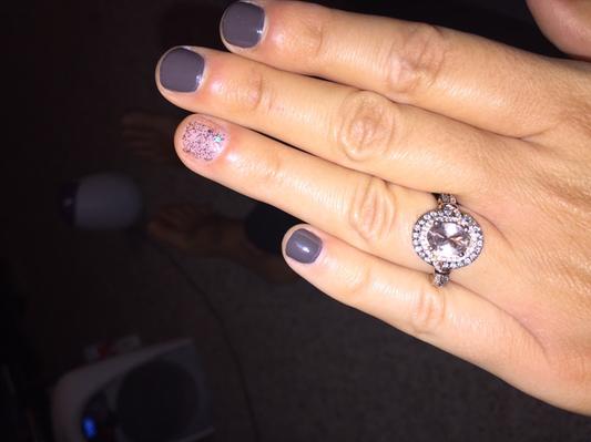 My Beautiful Engagement Ring! One month old.