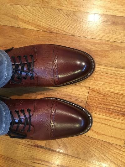 Odd match on stitching