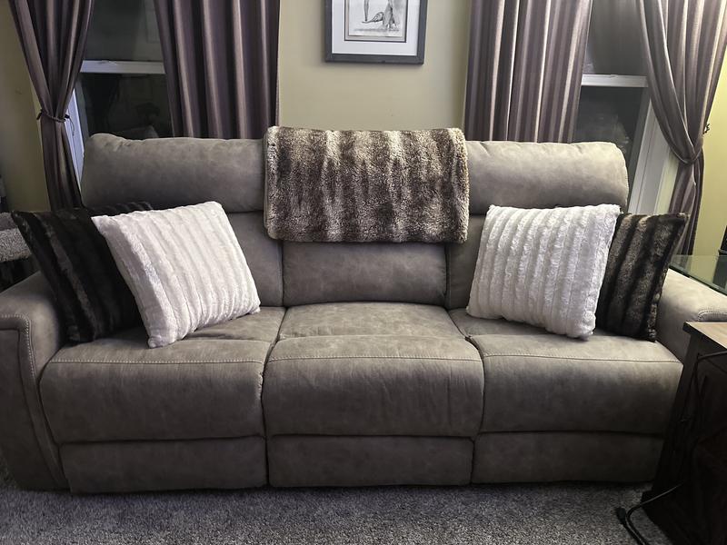 Pillows are perfect with this new couch recliner.
