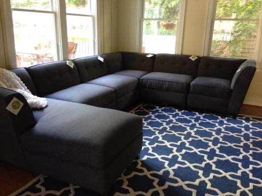 Right after delivery in our Living Room