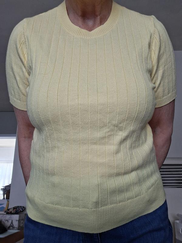 Yellow Knit Top