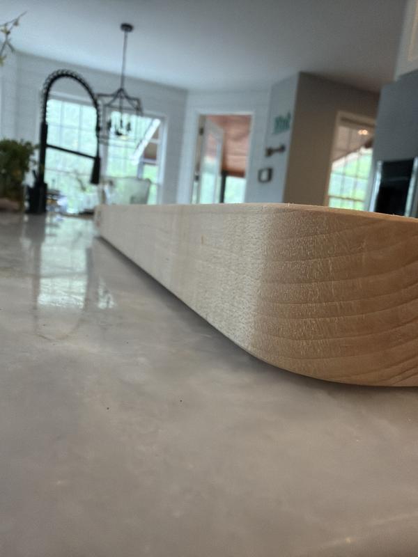 No longer sits flat