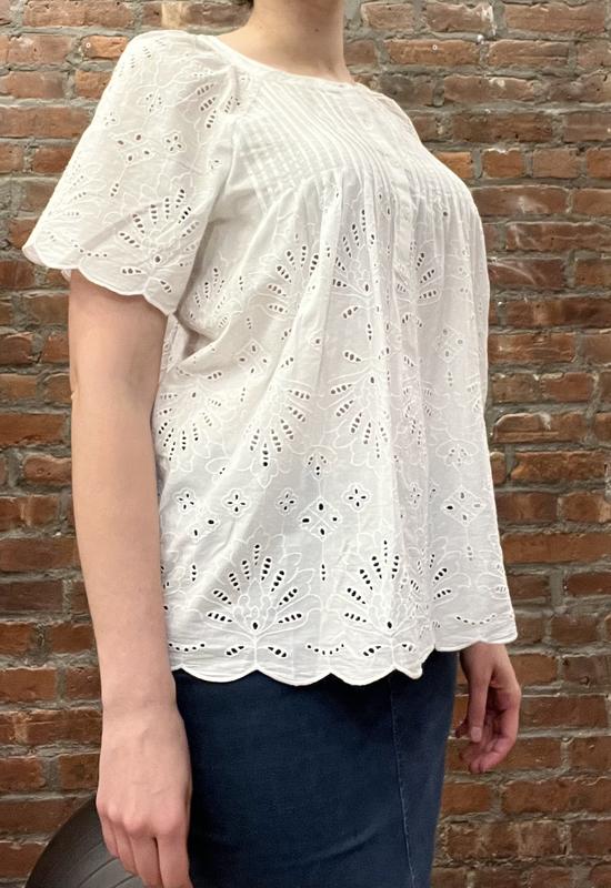 売れ筋商品|||スタイルアンドコー カットソー トップス レディース Women's Eyelet Cotton Top, Exclusively at Macy's Bright White Style & Co Women's Cotton Eyelet Shirt, Created for Macy's