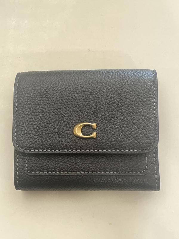COACH Mila Mini Leather Flap Wallet - Macy's