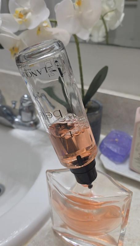 Was perfect,  I saving money and its some easy to make the refill, I'm in love with this refill bottle