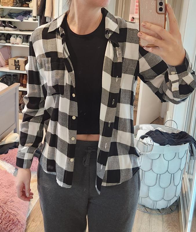 Style & Co Women's Perfect Plaid Button-Up Shirt, Created