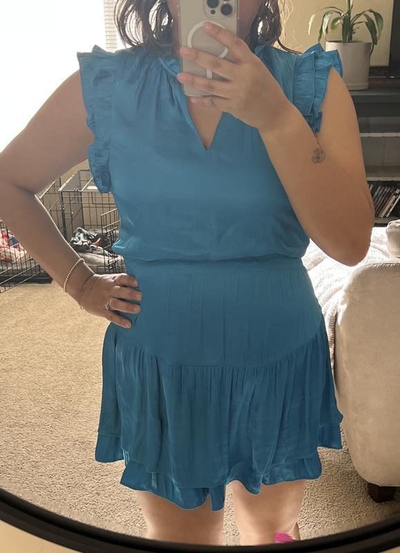 Steve madden サテン プレーリー ドリームス ミニワンピ Steve Madden Women's Satin Prairie Dreams Mini Dress - Macy's