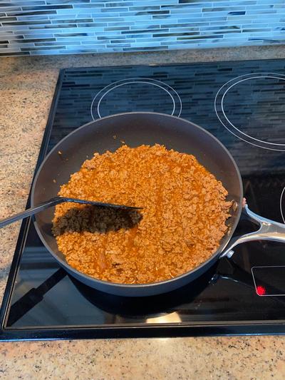 Taco night (after) - easy Clean-up!