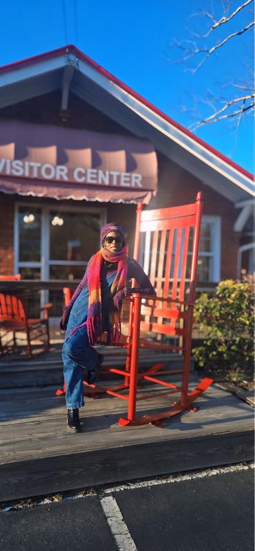 Asheville - Visitor Center in Big Chair