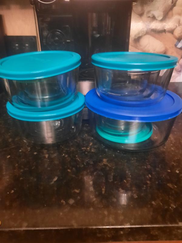 The whole set fits in this little space. The set is great. Im tempted to buy another set this size but, I need to do an inventory first, in addition to the other sets I just ordered.