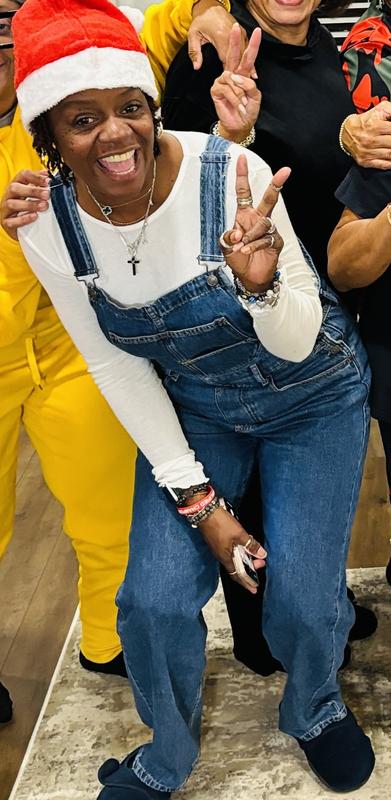 The top went great with the free people overalls.