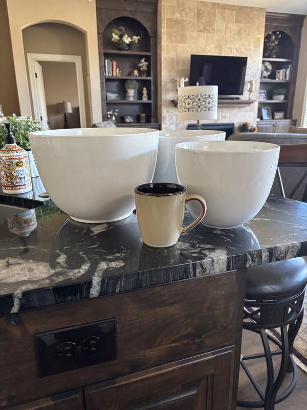 Regular sized coffee mug - to show size and scale of bowls