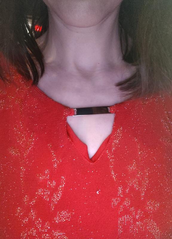 Close up of backing not sitting flat