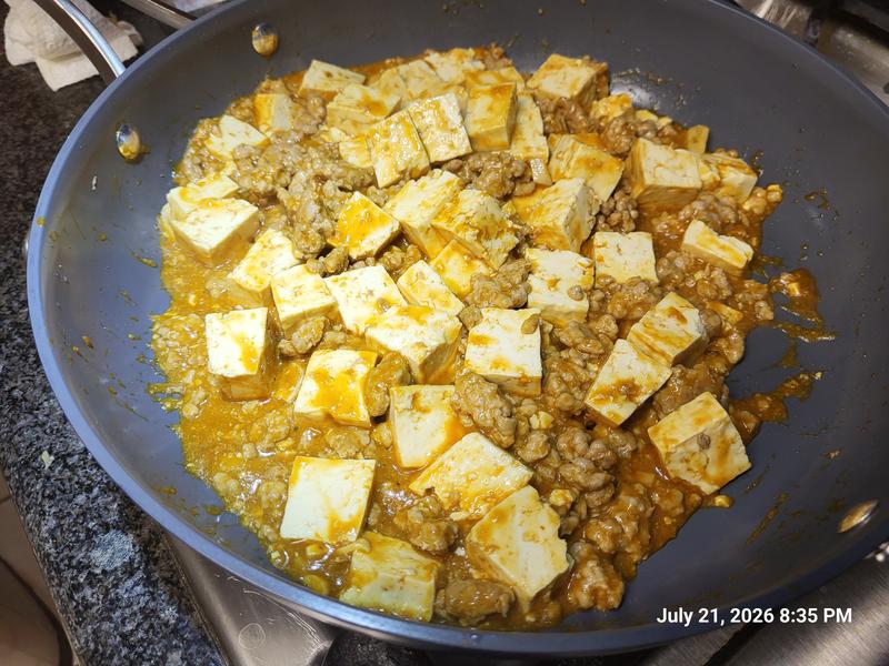 Mapo Tufo with minced pork