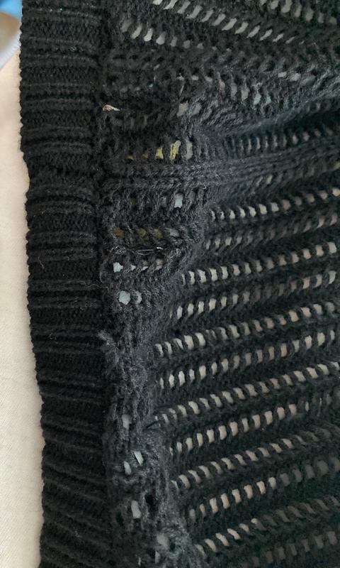 Fraying fabric and misshapen