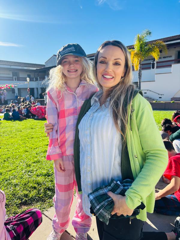 I wear a cardigan over it on cool mornings. Its a comfortable top. I wear XL. Runs normal sizes.