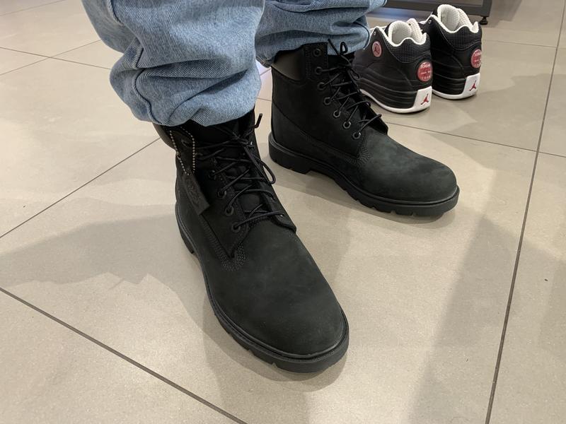 My Black Timberland 10.5 size boots