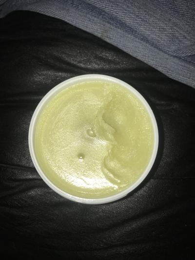 Inside view of cleansing balm