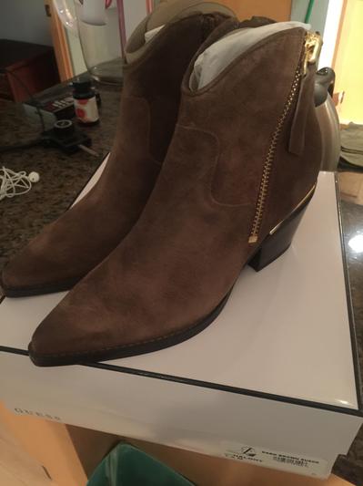 Guess women's nalony western booties deals