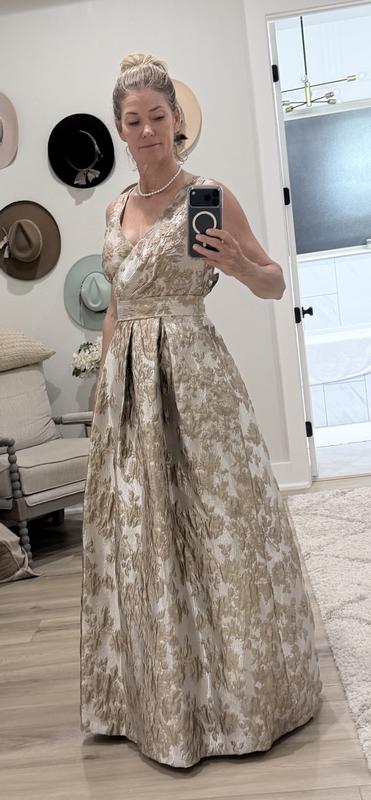 Donna Karan brocade A-line ballgown size 2