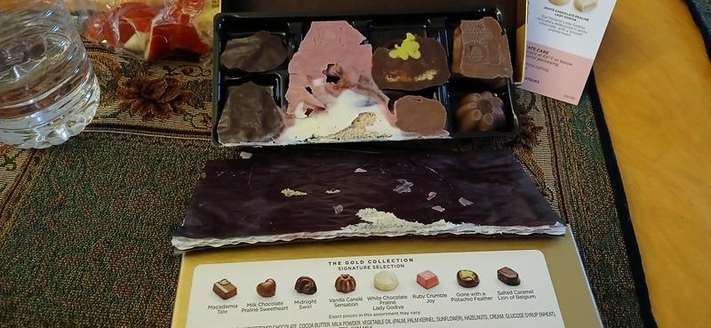 Godiva chocolate arrived completely melted